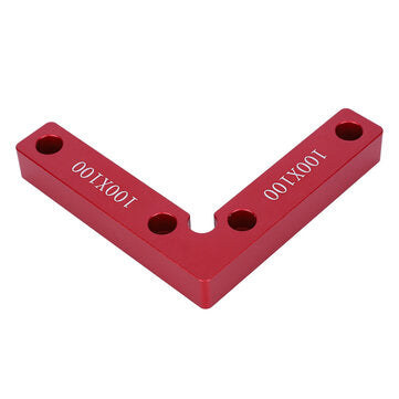 Drillpro 2pcs Aluminum 90 Degree Precision Positioning L Squares Block 100/120/140mm Positioning Right Angle Ruler Clamping Measure Tools