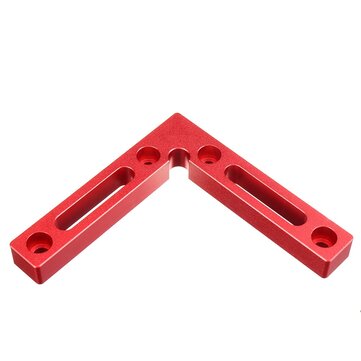 Drillpro Upgrade Aluminium Alloy 90 Degree 120x120mm Precision Clamping Square Woodworking L-Shaped Auxiliary Fixture Machinist Square Positioning Right Angle Clamping Measure