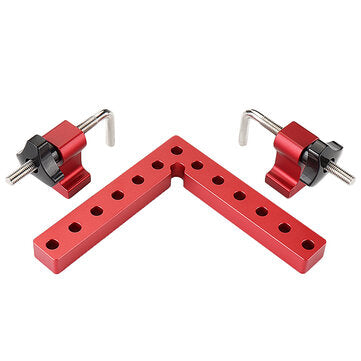 Drillpro Woodworking Precision Clamping Square L-Shaped Auxiliary Fixture Splicing Board Positioning Panel Fixed Clip Carpenter Square Ruler Woodworking Tool