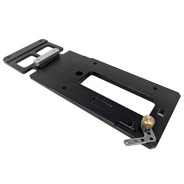 Fonson Aluminum Alloy Mini Track Saw Square Woodworking Guide Rail Square 90 Degree Right Angle Guide Plate