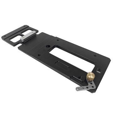 Fonson Aluminum Alloy Mini Track Saw Square Woodworking Guide Rail Square 90 Degree Right Angle Guide Plate