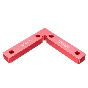 Drillpro 2pcs Aluminum 90 Degree Precision Positioning L Squares Block 100/120/140mm Positioning Right Angle Ruler Clamping Measure Tools